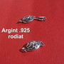 Inchizatoare ovala perforata din argint .925 rodiat aprox 4x8x21 mm (cu anourile)