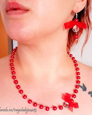 Set Red Butterfly