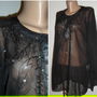 BOEMIAN STIL,bluza neagra cu broderi pe bust