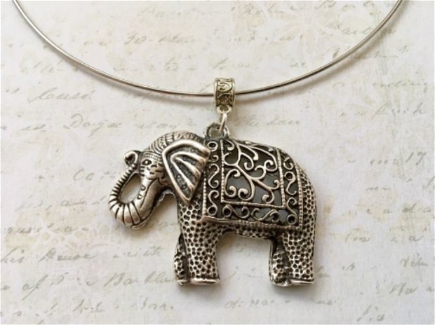 Set elefanti argintii