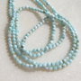 Larimar fatetat aprox 3 mm - sirag de aprox 40 cm fara inchizatoare