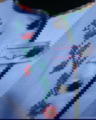 Bluza rustica cu broderie