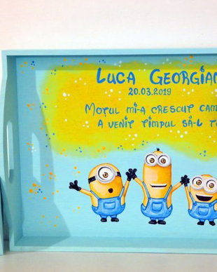 Set Mot cu Minioni , pictat manual