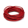 Snur piele naturala - rosu 2mm   DVLAK-T 051
