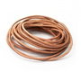 Snur piele naturala - natur 2mm  (1metru) PALE 014