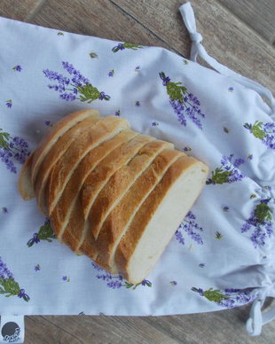 Sac paine captusit - previne uscarea, mucegăirea - LAVANDA
