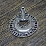 Pandantiv rotund boho 40x30mm SALAK 624