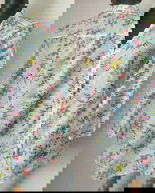 ESPRIT BLUZA BUMBAC FLORAL