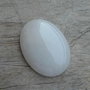 Cabochon jad alb, 40x30 mm