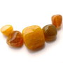 Yellow dragon veins agate