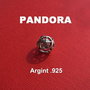 Margica MARE tip PANDORA din argint .925 cu 4 stelute