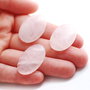 Cabochon quartz roz  -aprox 28 x 19 mm