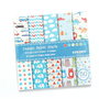 Set hartie imprimata - scrapbooking - 50 coli -  15 x 15 cm