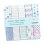 Set hartie imprimata - scrapbooking - 50 coli -  15 x 15 cm