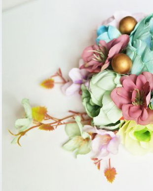Colier Floral cu Bujor