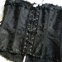 Corset negru NOU-3xl
