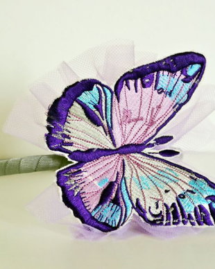 Bentita cu Fluture Violet