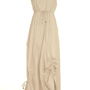 Rochie maxi, noua, din materiale naturale, cu design excentric