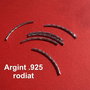 Tub arcuit si stantat din argint .925 rodiat aprox 31x1.5 mm