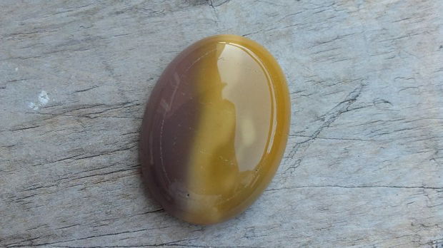 Cabochon Mustard Jasper, 40x30 mm