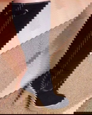 Cizme piele intoarsa