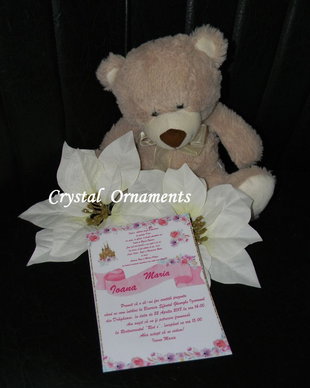 Invitatie botez castelul din povesti
