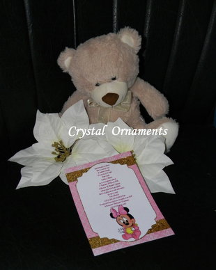 Invitatie botez baby Minnie