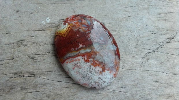 Cabochon agata, 40x30 mm