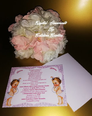 Invitatie botez gemene