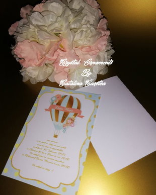 Invitatie botez balon aer cald