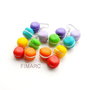Rainbow Macarons  -cercei atarnatori