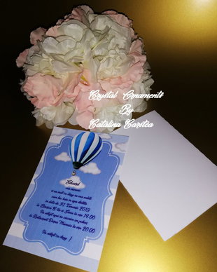Invitatie botez balon aer cald