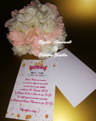 Invitatie botez pisicuta