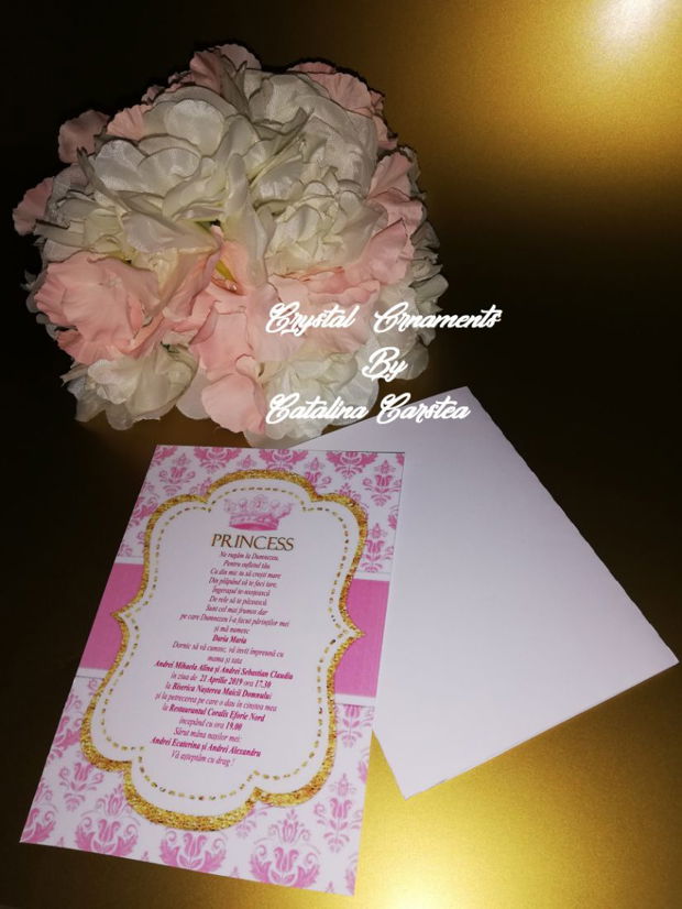 Invitatie botez Princess