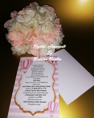 Invitatie botez balon aer cald