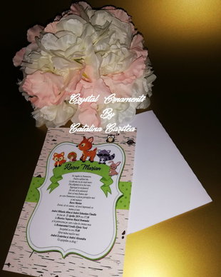 Invitatie botez animăluțe / padure