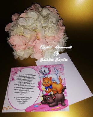 Invitatie botez pisicile aristocrate
