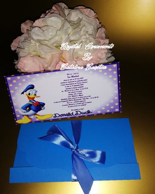 Invitatie botez Donald Duck