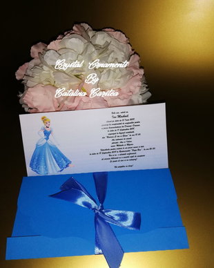 Invitatie botez printese