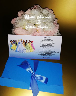 Invitatie botez Printese