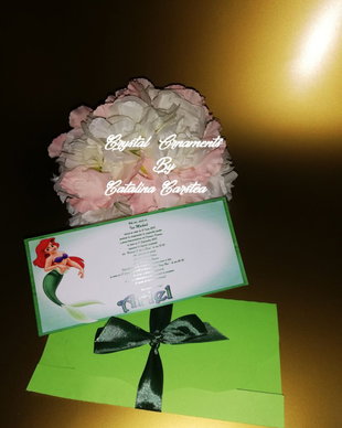 Invitatie botez Ariel/ Invitatie botez sirena