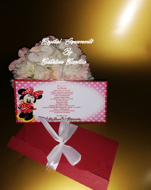 Invitatie botez Minnie Mouse