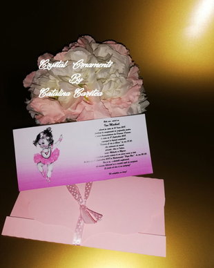 Invitatie botez balerina