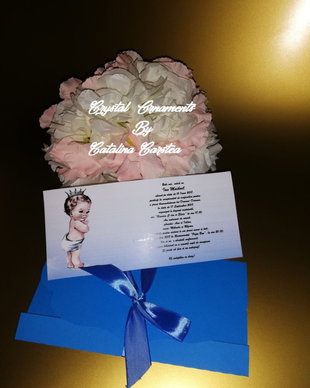 Invitatie botez baby Prince