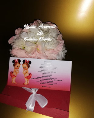 Invitatie botez gemeni