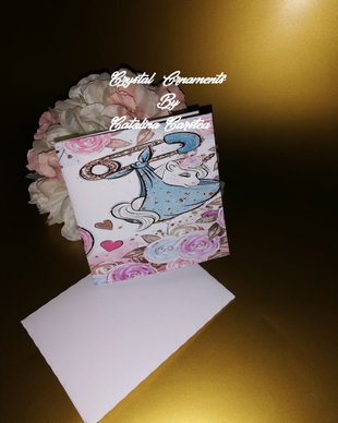 Invitatie botez baby Unicorn