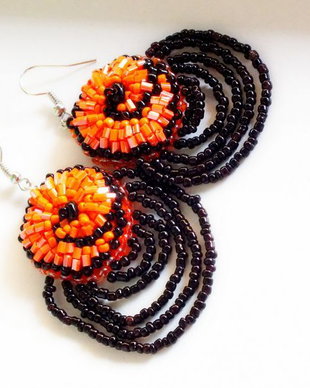 Cercei BLACK & ORANGE