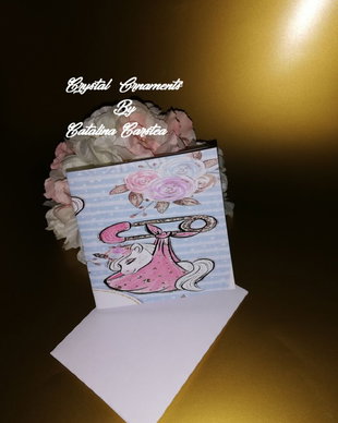 Invitatie botez unicorn
