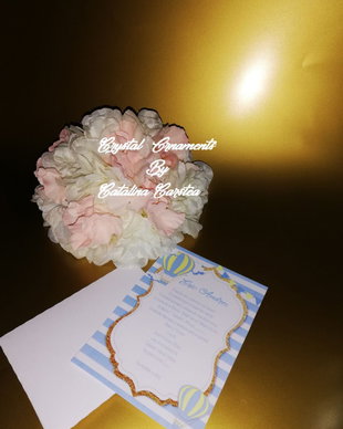 Invitatie botez balon cu aer cald
