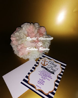 Invitatie botez tema marina